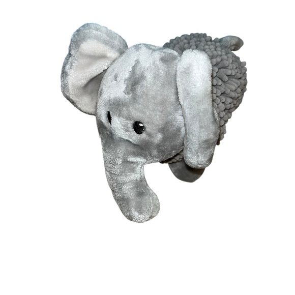 Little Miracles Gray Elephant Plush Stuffed Animal baby lovie 10” like new - Picture 3 of 5
